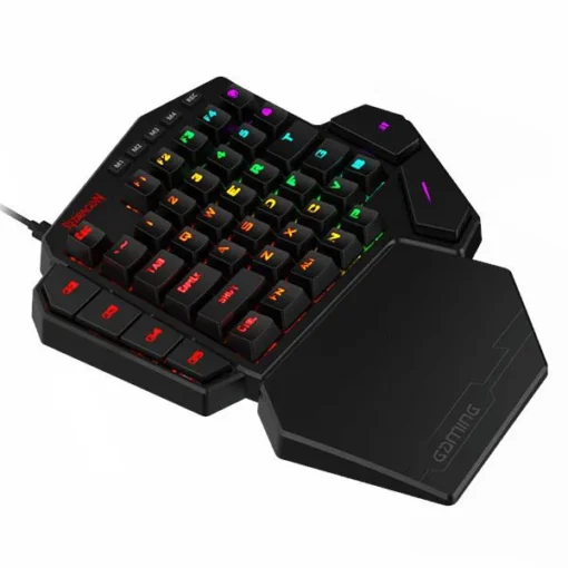 RGB механична геймърска клавиатура за една ръка Redragon Diti K585RGB Blue