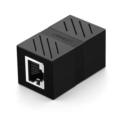 Мрежов кабелен конектор Ugreen Ethernet RJ45 10 Gbps NW114 20390 64234 - черен - Image 2