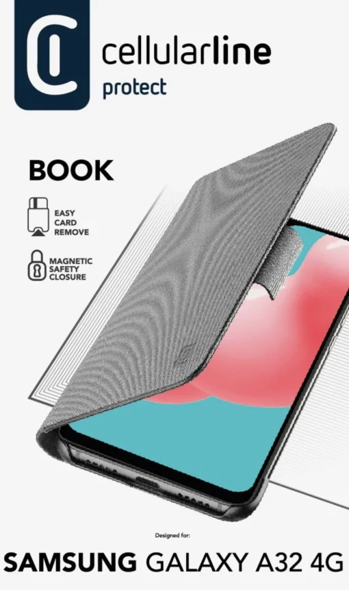 Book калъф за Samsung Galaxy A32 4G, Черен - Image 2