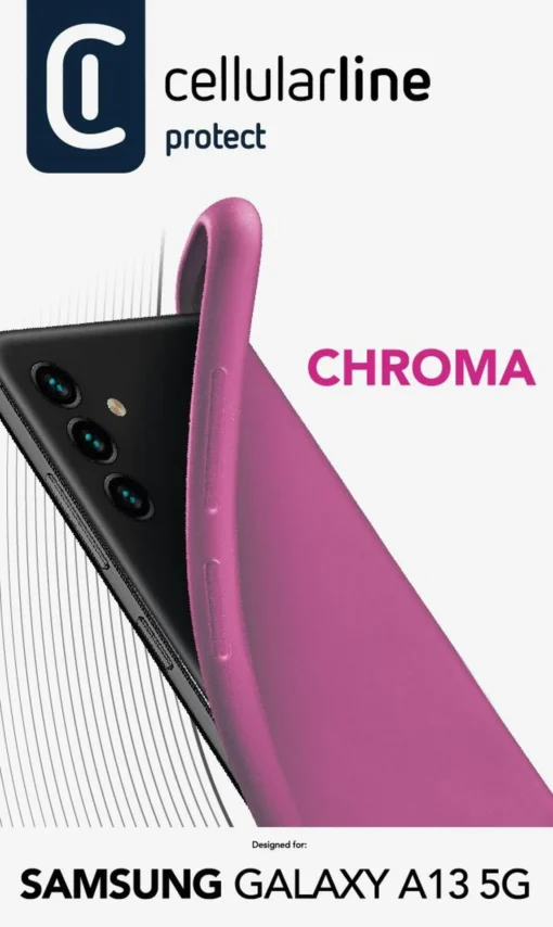 Chroma калъф за Samsung Galaxy A13 5G, Розов - Image 3