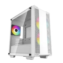 DeepCool кутия Case mATX - CC360 A-RGB White