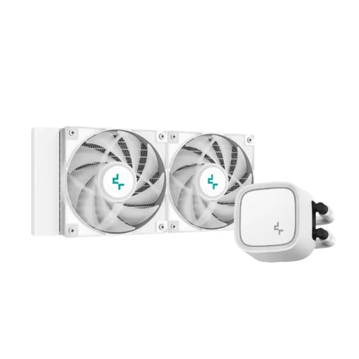 DeepCool водно охлаждане Water Cooling LE520 White - Addressable RGB - LGA1700/AM5 - Image 2