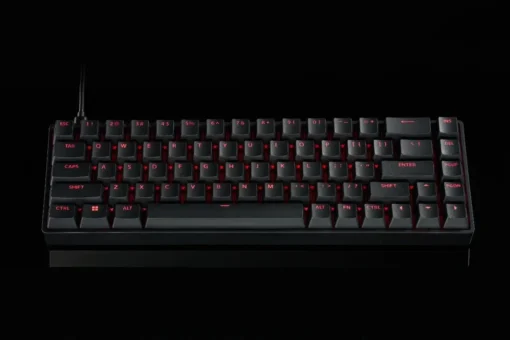 Madlions професионална геймърска механична клавиатура Professional Gaming Mechanical Keyboard FIRE 68 PRO - 8K, Gateron Magnetic Jade Switches, RGB - Black - Image 4