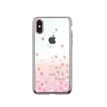 Калъф Devia Polka Crystal за iPhone XR Розов