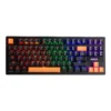 Marvo механична геймърска клавиатура Gaming Mechanical keyboard 87 keys Orange caps TKL -