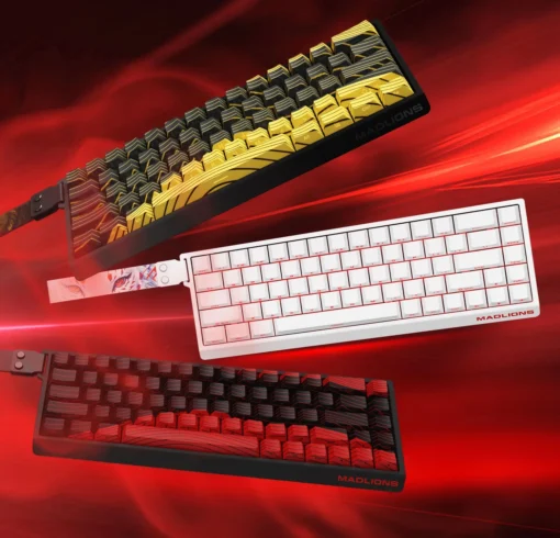 Madlions професионална геймърска механична клавиатура Professional Gaming Mechanical Keyboard MAD 60 HE Flagship - 8K, Magnetic Amber Pro Switches - White - Image 2