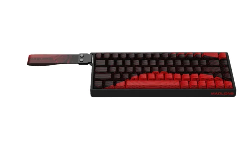 Madlions професионална геймърска механична клавиатура Professional Gaming Mechanical Keyboard MAD 68 R - 8K, Kunlun Magnetic Switches - Black/Red - Image 4