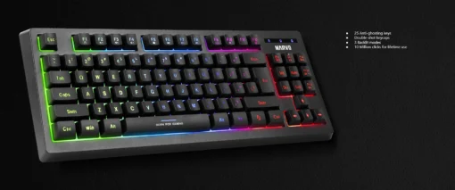 Marvo Геймърски комплект Gaming COMBO CM310 3-in-1 - Keyboard, Mouse 1000 Hz, Mousepad - MARVO-CM310 - Image 6