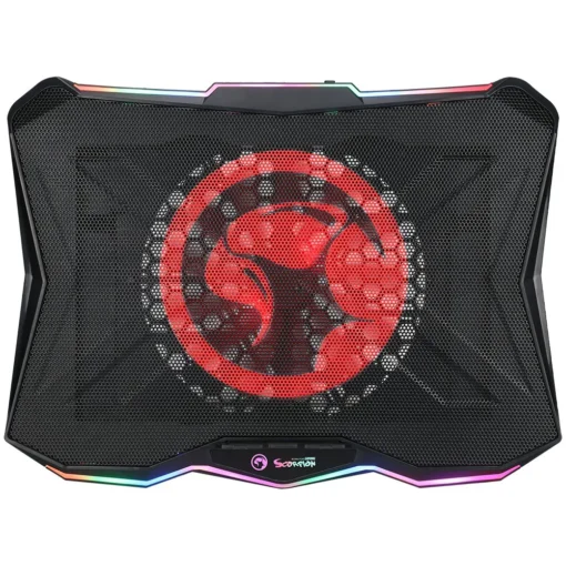 Marvo Охладител за лаптоп Gaming Notebook Cooler 17" RGB - MARVO-FN-40 - Image 2