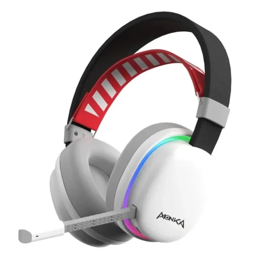 Marvo безжични геймърски слушалки Gaming Headphones Monka Echo RS - Bluetooth 2.4G RGB -