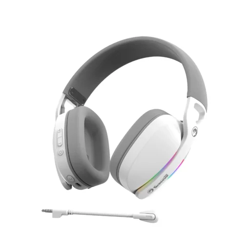 Marvo безжични геймърски слушалки Gaming Headphones Pulz 70W WH - Bluetooth, 2.4G - MARVO-HG9086W-WH - Image 4