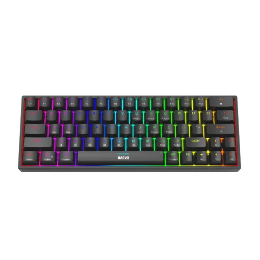 Marvo геймърска клавиатура Gaming Mechanical keyboard Shogo 63 - TKL, 63 keys - KG955 - Image 4