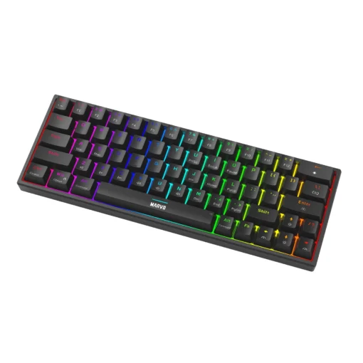 Marvo геймърска клавиатура Gaming Mechanical keyboard Shogo 63 - TKL, 63 keys - KG955 - Image 5