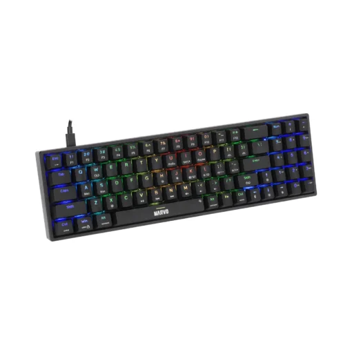 Marvo геймърска клавиатура Gaming Keyboard Shogo 78 - RGB, 78 keys - MARVO-KG956 - Image 2