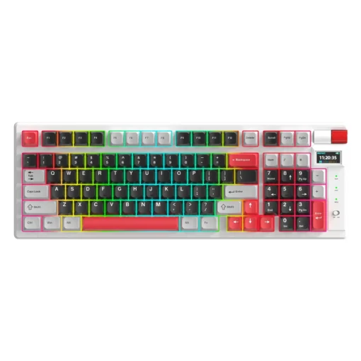 Marvo безжична механична геймърска клавиатура Wireless Gaming Mechanical keyboard Monka Storm KG991W - Bluetooth 5.0 97