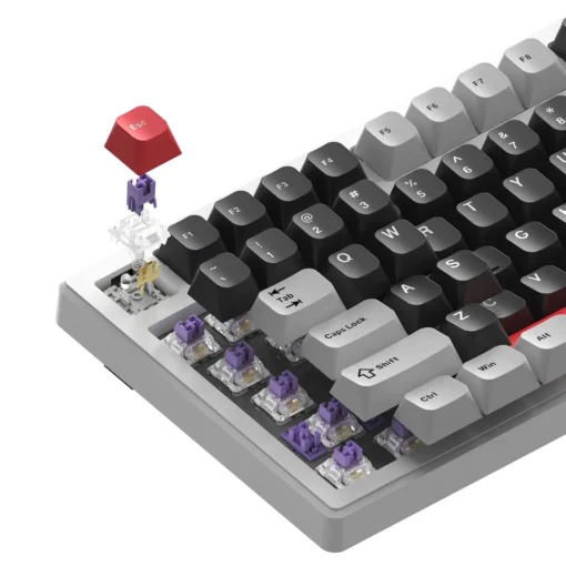 Marvo безжична механична геймърска клавиатура Wireless Gaming Mechanical keyboard Monka Storm KG991W - Bluetooth 5.0, 97 keys - Image 6