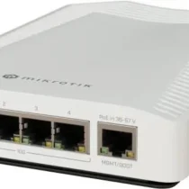 Суич MikroTik -CRS304-4XG-IN 1 x Gigabit Ethernet ports 4 x 10G PoE in:802.3af/at