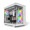 Montech кутия KING 65 Pro Dual Chamber Mid-tower Case 3 ARGB Fans White