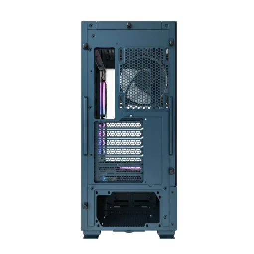 Montech кутия SKY TWO, Mid-tower Case, TG, 4x120mm ARGB Fans, Morocco Blue - Image 3