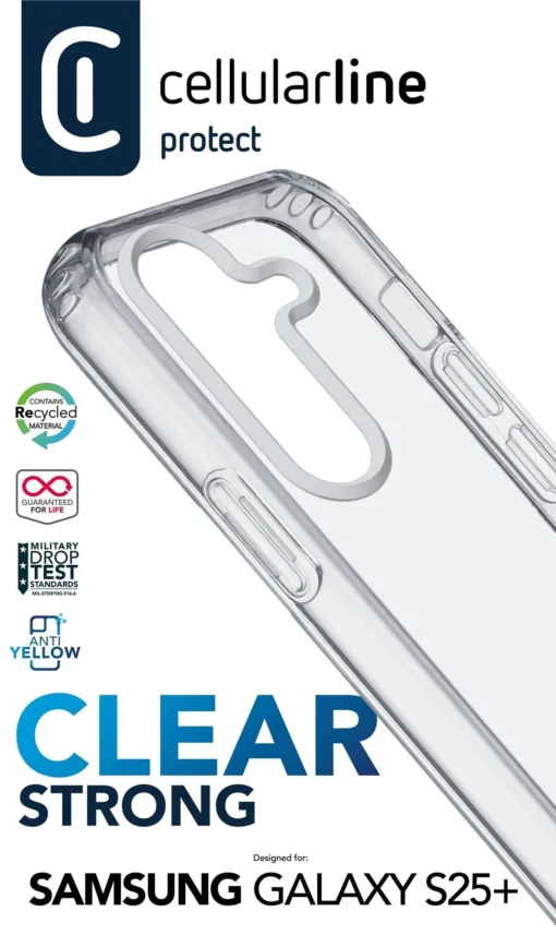 Прозрачен калъф Clear Strong за Samsung Galaxy S25+ - Image 2