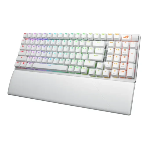 Геймърска безжична Клавиатура ASUS ROG Strix Scope II 96 - Moonlight White - Image 4