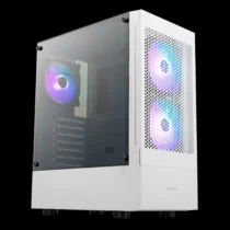 Gamdias кутия ATX - TALOS E3 MESH White - aRGB Tempered Glass