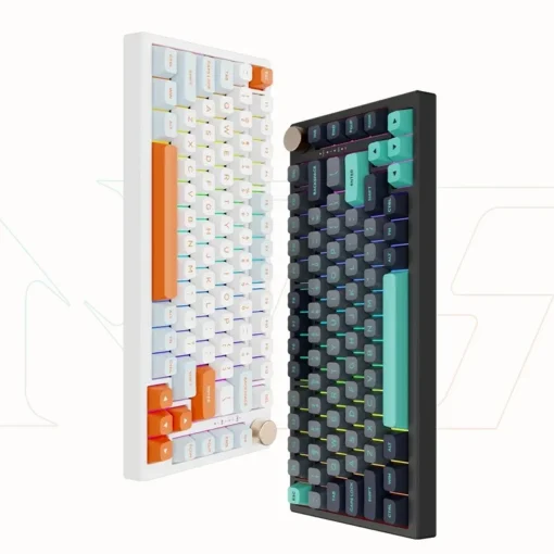 VGN безжична геймърска механична клавиатура Wireless Gaming Mechanical Keyboard - N75 PRO Jelly Orange - Azure Switches, RGB - Image 2