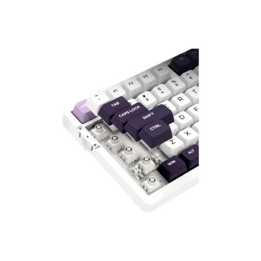 VGN безжична геймърска механична клавиатура Wireless Gaming Mechanical Keyboard - V98 PRO V2 Black Currant - Kailh Vaporwave Switches, RGB - Image 3