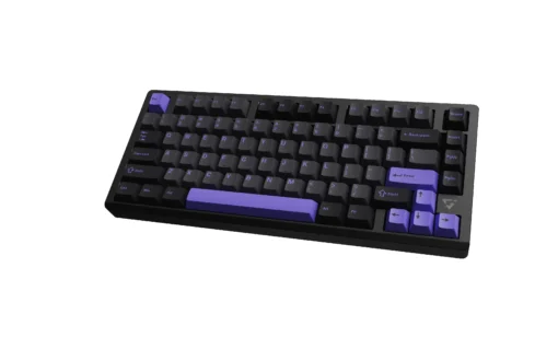 VGN безжична геймърска механична клавиатура Wireless Gaming Mechanical Keyboard - VXE75 V2 Misty Purple - Aniya Switches, BT5.0, 2.4G, Aluminium - Image 2