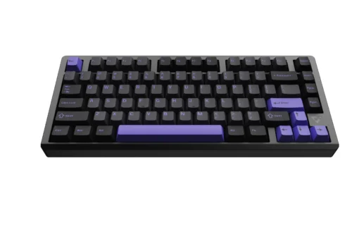 VGN безжична геймърска механична клавиатура Wireless Gaming Mechanical Keyboard - VXE75 V2 Misty Purple - Aniya Switches, BT5.0, 2.4G, Aluminium - Image 3