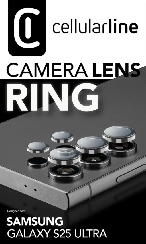 Закален протектор за камера Ring за Samsung Galaxy S25 Ultra - Image 2