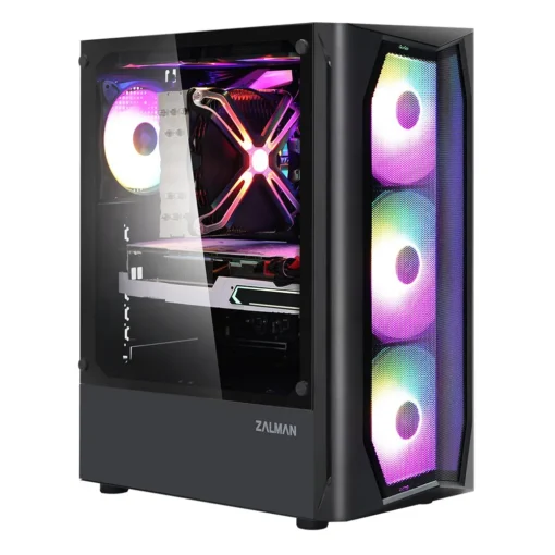 Zalman кутия за компютър Case ATX - N4 - RGB, Tempered Glass - Image 3