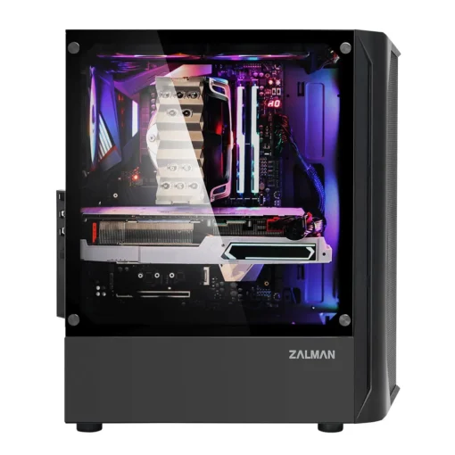 Zalman кутия за компютър Case ATX - N4 - RGB, Tempered Glass - Image 4