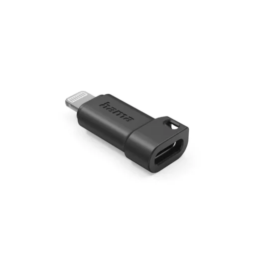 HAMA USB-C адаптер към Apple Lightning Plug, черен - Image 2