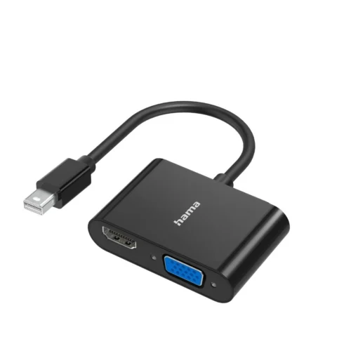 HAMA Видео адаптер 2 в 1 Mini Displayport - VGA and HDMI Ultra-HD 4K