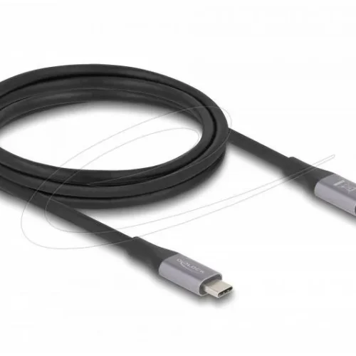 Delock Кабел E-Marker USB-C 240W 2 m сив