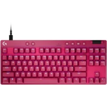 Геймърска механична клавиатура Logitech G Pro X RAPID TKL Magenta - Tactile