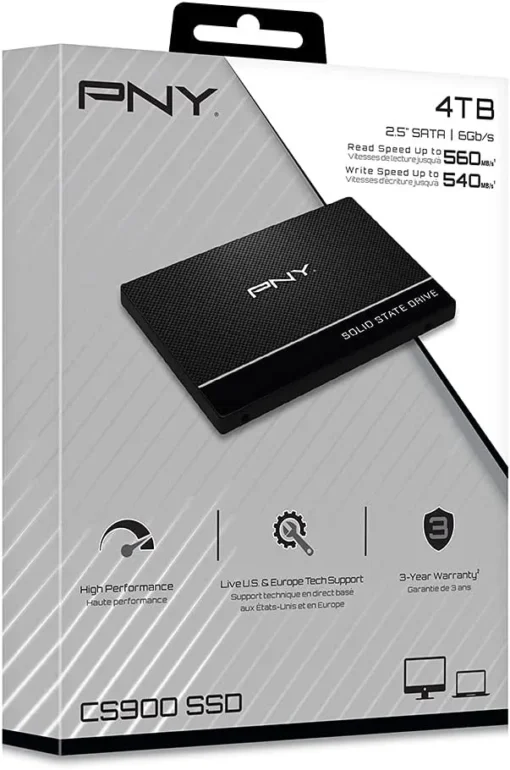 PNY SSD drive 4TB 2,5 SATA3 SSD7CS900-4TB-RB - Image 2