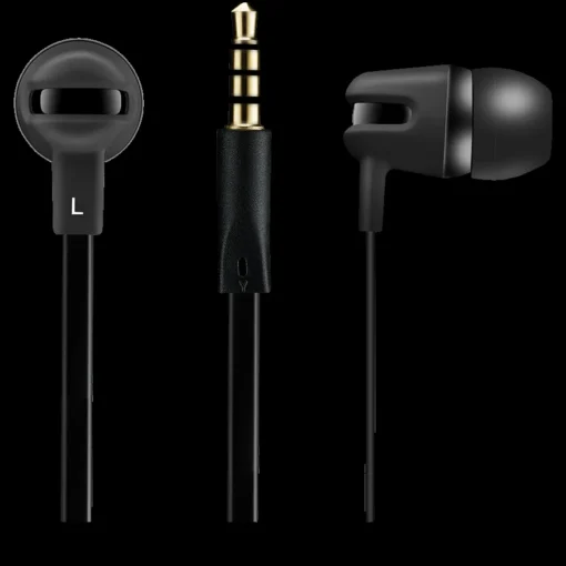 Слушалки CANYON headphones SEP-4 Mic Flat 1.2m Black - Image 6