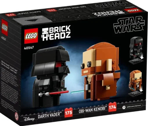 LEGO Klocki BrickHeadz 40547 Obi-Wan Kenobi i Darth Vader - Image 5