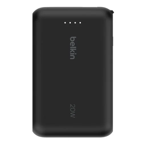 Belkin външна батерия BoostCharge 10k mAh 20w integrated кабел-C, port-C, black