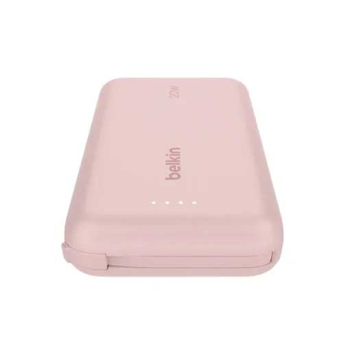 Belkin външна батерия BoostCharge 10k mAh 20w integrated кабел-C, port-C, pink - Image 3