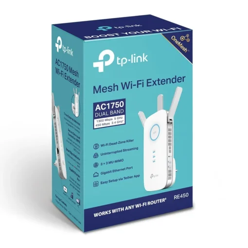 TP-LINK RE450 Range Extender AC1750 1xLAN - Image 4