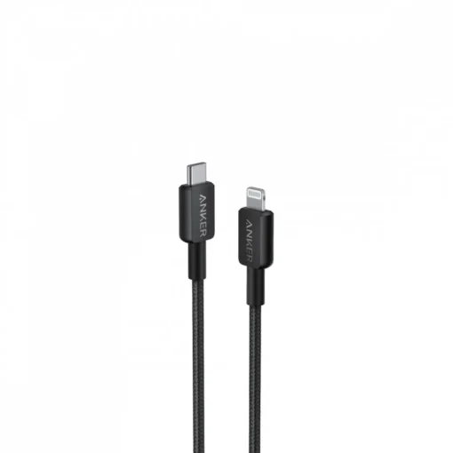 Anker 322 USB-C to Lightning кабел 0.9m black