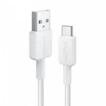 Anker 322 USB-A to USB-C кабел 1.8m white