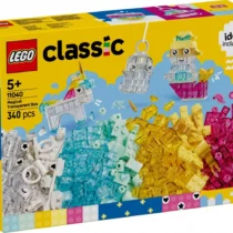 LEGO Klocki Classic 11040 Magiczny zestaw z przezroczystymi klockami