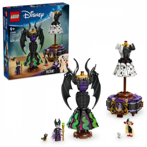 LEGO Klocki Disney 43262 Suknie Diaboliny i Cruelli De Mon - Image 4