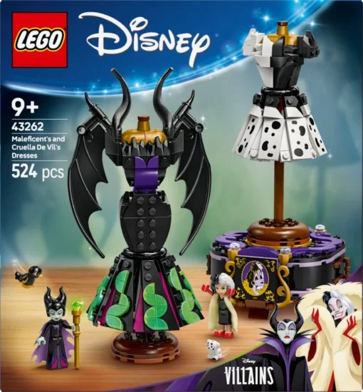 LEGO Klocki Disney 43262 Suknie Diaboliny i Cruelli De Mon - Image 5