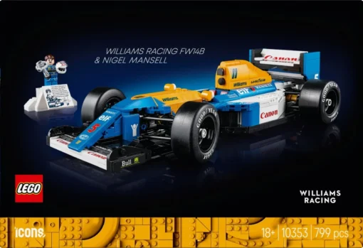 LEGO Klocki Icons 10353 Williams Racing FW14B i Nigel Mansell - Image 5