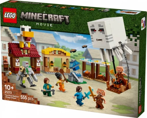 LEGO Klocki Minecraft 21273 Atak balonowego Ghasta na wioskę - Image 3